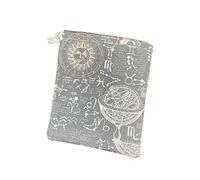 LARUISEE Sac de rangement en toile pour cartes de jeu de société avec cordon de serrage, pochettes à bijoux, cartes oracle, support de rune, sac cadeau de voyage, pochettes à bijoux