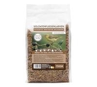 Larves de mouches soldats séchées - Nourriture pour oiseaux de qualité supérieure - Nourriture pour reptiles et rongeurs - Nourriture naturelle riche en protéines comme les vers de farine (1500 g)