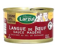 LARZUL - Langue De Boeuf Sauce Madère 410G - Lot De 4 - Vendu Par Lot