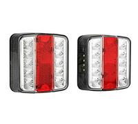 LAS 10103 Lot de 2 Feux arrière LED pour remorque 12 V