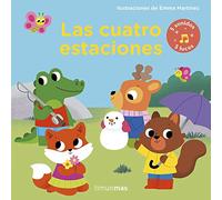 Las cuatro estaciones. Libro con luces y sonidos: Ilustraciones de Emma Martínez