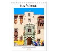 Las Palmas - ein traumhaftes Reiseziel (Tischkalender 2026 DIN A5 hoch), CALVENDO Monatskalender: Hauptstadt Gran Canarias liegt auf der Nordostseite der Insel.