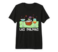Las Palmas Îles Canaries Espagne T-Shirt Haut de Gamme