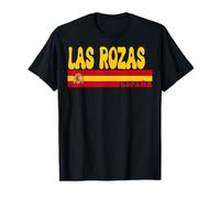 Las ROZAS Ville Espagne Vintage Esthétique Vacances d'été T-Shirt