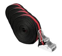 LAS Sangle avec Dispositif de Fermeture ((L x P) 1,8 m x 25 mm, 2 x 35 daN (Lot de 4)