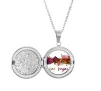 Las Vegas Amecity Collier avec médaillon aquarelle