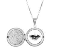 Las Vegas Amelandmark Ink City Collier médaillon pour accrocher une photo Cadeau d'anniversaire