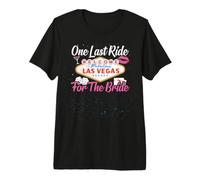 Las Vegas Bachelorette Party One Last Ride for The Bride T-Shirt Haut de Gamme