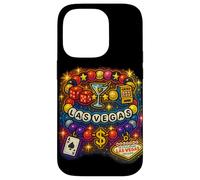 Las Vegas Bracelet de l'amitié Casino et icônes de la Vie Nocturne Coque pour iPhone 14 Pro