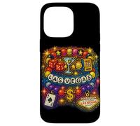 Las Vegas Bracelet de l'amitié Casino et icônes de la Vie Nocturne Coque pour iPhone 14 Pro Max