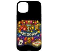 Las Vegas Bracelet de l'amitié Casino et icônes de la Vie Nocturne Coque pour iPhone 15 Plus