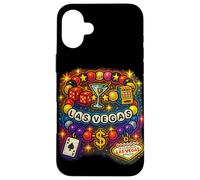 Las Vegas Bracelet de l'amitié Casino et icônes de la Vie Nocturne Coque pour iPhone 16 Plus