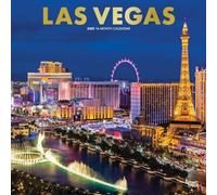 Las Vegas Calendrier mural 2025 30 x 61 cm Monthly Square Feuille Stamped Cover Plastic Free