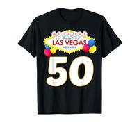 Las Vegas Fabulous 50th Birthday T-shirt pour anniversaire 50 ans T-Shirt