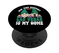 Las Vegas Graphic for Women and Men Funny Casino GNOME Pun PopSockets PopGrip Adhésif