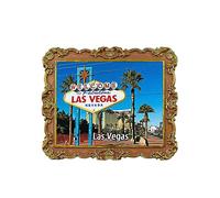 Las Vegas Nevada États-Unis Aimant de réfrigérateur 3D souvenir de voyage décoration de réfrigérateur autocollant magnétique collection artisanale