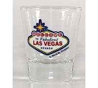 Las Vegas Nevada Verre à shot transparent Welcome To Fabulous Las Vegas