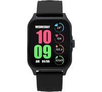 Las Vegas Premium 2 - Smartwatch Noir - Montre Intelligente - Unisexe - Avec Bracelet En Silicone - Mode Sport,Compteur De Pas,Calories,Sommeil,Notifications - Compatible Avec Android/Ios