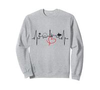 Las Vegas Silhouette Battement Coeur Nevada Sin City USA Sweatshirt