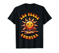 Las Vegas Summer Melting Sun Brutal LV Nevada Las Vegas STRI T-Shirt Graphique avec Valeur