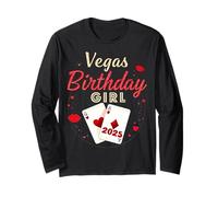 Las Vegas Trip 2025 Maillot de Week-End Vegas Birthday Squad Manche Longue