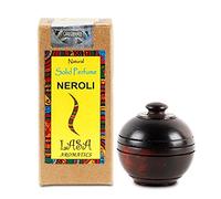 Lasa Aromatics Miel Déshabitue Naturel solide Corps Parfum Musc dans un bocal en bois - 6 GM