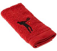 Lasa Home Serviette Invité 33x50, Collection Tennis, Rouge, Coton, 33x50x1 cm