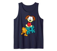 Lasagne Garfield Odie Kicking Crazy Cat Lover Street Classic Débardeur