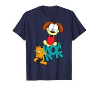 Lasagne Garfield Odie Kicking Crazy Cat Lover Street Classic T-Shirt
