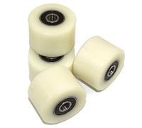 LASANA SMART MACHINES Lot de 4 roulettes en nylon polyamide de 30 mm de diamètre, 30 mm de large, roulement de 6 mm, fabriquées avec précision dans l'UE (30-30-6)