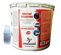 Lasav Gelcoat blanc bi-composant avec catalyseur, 5 kg, pour bateaux et moules