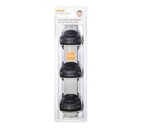 Lascal KiddyGuard Avant/Accent/Assure Support barrière de sécurité, Support escaliers avec rampes arrondies ou angulaires jusqu’à ø50 mm, Set de 3 fixations, Noir