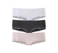 LASCANA Culotte rose / noir / blanc, Taille XS-S