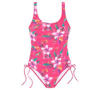 LASCANA Maillot de bain 'Malia' jade / violet / orange / rose, Taille XS