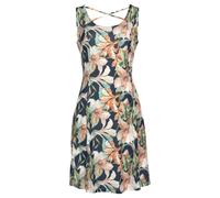 LASCANA Robe bleu marine / vert pastel / orange foncé / rose, Taille 38