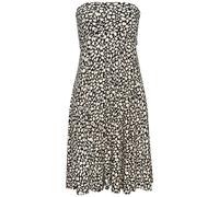 LASCANA Robe d’été beige / noir, Taille 42