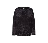 LASCANA Sweat-shirt violet foncé / noir, Taille XXS-XS