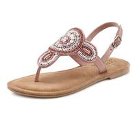 LASCANA Tongs rose / rose ancienne / blanc, Taille 35