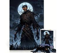 L'Ascension de l'Épouvantail d'halloween Puzzle de 1000 pièces pour Adolescents Jeu de réflexion Jigsaw Wise Détente et créativité pour Les fêtes (38x52cm)