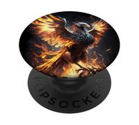 L'ascension du légendaire phénix de l'immortalité PopSockets PopGrip Adhésif