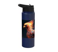 L'ascension du légendaire phénix de l'immortalité Stainless Steel Insulated Water Bottle
