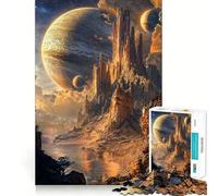 L'Ascension du Titan Puzzle de 1000 pièces pour Adultes Jeu Intelligent et Amusant d'intérieur Découpe Lisse Cadeau du Père Noël 38x26cm