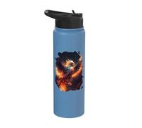 L'ascension majestueuse du phénix épique Stainless Steel Insulated Water Bottle