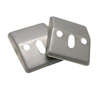 LASCO 13-1705 Lot de 2 cintres muraux en acier estampillé