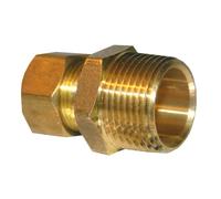 LASCO 17-6861 Adaptateur de compression en laiton pour filetage mâle 3/4"
