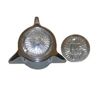 Lasco HC-57MB Sayco Style Space Ace Petite poignée pour robinet de cuisine ou de toilettes à deux poignées avec 3 boutons