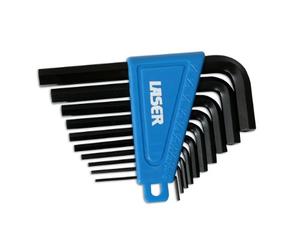 Laser - 0951 Hex Key Set 10pc AF
