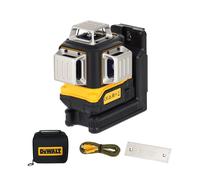 DeWalt Niveau laser DCLE14361GB-XJ 3 lignes faisceau vert 3x360° rechargeable USB Mallette