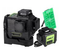 Laser 3D Multiligne DEDRA MC0907, Faisceau Vert, Diodes SHARP, Niveau Laser Précis pour Travaux de Mesure, Construction, Bricolage et Alignement Professionnel