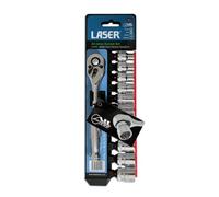 Laser 4111 Alldrive Socket Set 3/8" D 12pc